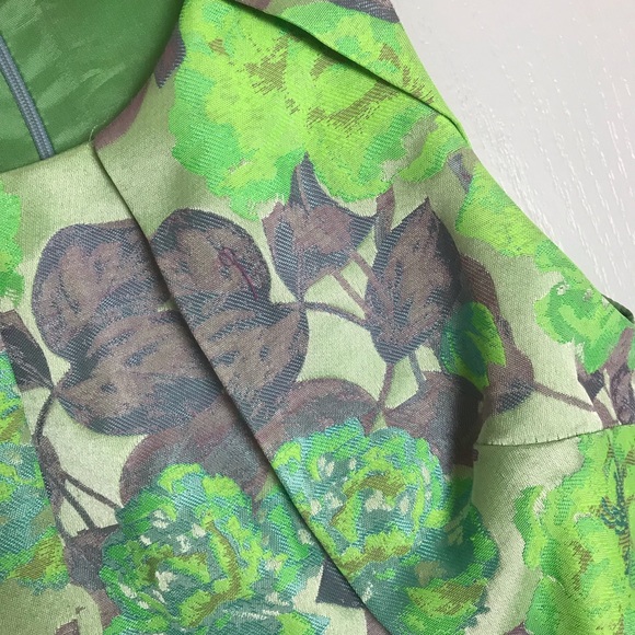 TOPSHOP neon green and purple cocktail mini dress - Picture 4 of 8